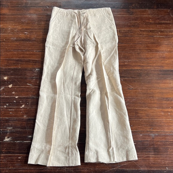 GAP Linen Drawstring Pants Size 2 - Picture 2 of 4